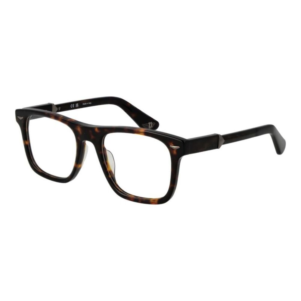 Police Brown Cellulose Acetate Glasses Men's (Frames)